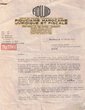 Courrier adressé le 23/01/1957 à Jeanne Bohbot de Mogador