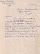 Courrier adressé le 02/10/1913 au Conservateur de la Propriété Foncière à Mogador