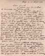 Lettre adressée le 21/08/1950 à Jacob Hatchwell