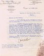 Courrier adressé le 19/08/1945 au Rabbin Haim Séréro de Mogador