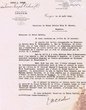 Courrier adressé le 23/08/1945 au Grand Rabbin Haim Séréro de Mogador