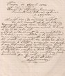 Lettre adressée le 11/08/1924 au Président du Tribunal Rabbinique de Mogador