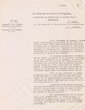 Courrier adressé le 09/04/1945 au Conseiller du Gouvernement Chérifien à Rabat