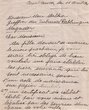 Courrier adressé le 11/04/1945 au Greffier du Tribunal Rabbinique de Mogador