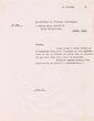 Courrier adressé le 10/10/1945 à Mme Bacconnier de Paris