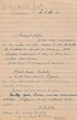 Courrier adressé le 02/09/1945 au Greffier du Tribunal Rabbinique de Mogador