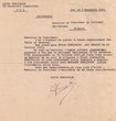 Courrier adressé le 01/11/1945 au Président du Tribunal Rabbinique de Mogador