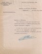 Courrier adressé le 27/12/1945 au Président du Tribunal Rabbinique de Mogador