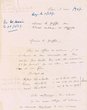 Courrier adressé le 07/03/1947 au Greffier du Tribunal Rabbinique de Mogador