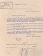 Courrier adressé le 21/05/1940 au Chef des Services Municipaux de Mogador