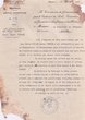 Courrier adressé le 25/07/1940 au Président du Tribunal Rabbinique de Mogador