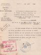Courrier adressé le 28/08/1940 au Président du Tribunal Rabbinique de Mogador