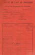 Fiche pour la goutte de lait de Mogador en 1933 concernant Salomon Suissia