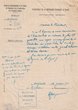 Courrier adressé le 13/01/1941 au Président du Tibunal Rabbinique