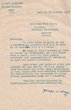 Courrier adressé le 26/10/1943 à Meier Malka Greffier du Tribunal Rabbinique de Mogador