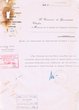 Courrier adressé le 29/01/1940 au Président du Tribunal Rabbinique de Mogador