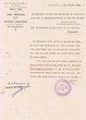 Courrier adressé le 21/01/1932 à Haïm Corcos, Secrétaire au Tribunal de Paix à Mogador