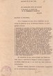 Courrier adressé le 11/05/1932 au Président de la Communauté Israélite de Mogador