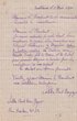 Courrier adressé le 03/03/1924 au Président de la Communauté Israélite de Casablanca