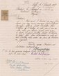 Courrier adressé le 06/12/1927 au Président du Tribunal Rabbinique de Mogador