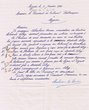Courrier adressé le 09/01/1928 au Président du Tribunal Rabbinique de Mogador