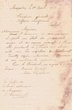 Courrier envoyé le 01/04/1919 à la Résidence Générale, Affaires Chérifiennes à Rabat