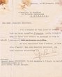 Courrier adressé le 23/11/1919 au Greffier du Tribunal Rabbinique de Mogador