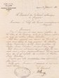 Courrier adressé le 08/01/1920 au Chef des Services Municipaux de Mogador