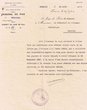 Courrier adressé le 20/03/1934 au Président du Tribunal Rabbinique de Mogador