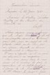 Courrier adressé le 23/06/1921 au Rabbin Schalom Assebag et les membres du Comité à Safi