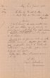 Courrier adressé le 09/01/1923 au Chef Des Services Municipaux de Mogador