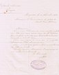 Courrier adressé le 12/11/1923 au Commissaire de Police de Saint-Fons (Rhône)