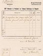 Facture rédigée le 03/12/1923 pour Le Président du Tribunal Rabbinique