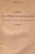 Choix de versions berbères, Parlers du sud-Ouest Marocains