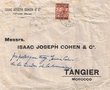 Enveloppe expédiée le 16/12/1931 à J. Cohen de Tanger