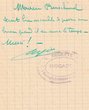 Note adressée à Mr Benchimol