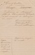 Courrier adressé au Grand Rabbin Rahamim de Alcazar