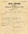 Citation adressée le 16/01/1924 à Abraham Bensoussan