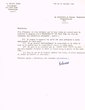 Courrier adressé le 17/07/1956 à Mme Bensimon et Mimoun Bensoussan