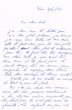 Lettre d'une nièce à sa Tante en 1967