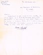 Courrier adressé le 27/12/1951 à Mrs Bensoussan et Bensimon