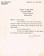 Courrier adressé le 07/06/1944 au Grand Rabbin Haïm Séréro de Mogador