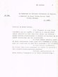 Courrier adressé le 26/01/1944 au Grand Rabbin Barouk Sebag de Safi