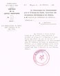 Courrier adressé le 26/02/1944 au Président du Tribunal Rabbinique de Mogador