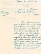 Courrier adressé le 12/04/1944 au Président du Tribunal Rabbinique de Mogador