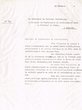 Courrier adressé le 23/02/1944 au Commissaire du Gouvernement auprès du Tribunal du Pacha