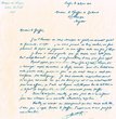 Courrier adressé le 02/03/1944 au Greffier du Tribunal Rabbinique de Mogador