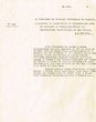 Courrier adressé le 26/06/1944 au Commissaire du Gouvernement auprès du Tribunal du Pacha