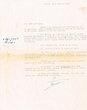 Courrier adressé le 02/01/1947 au Greffier du Tribunal Rabbinique de Mogador