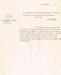 Courrier adressé le 12/12/1944 au Commissaire du Gouvernement Chérifien à Mogador